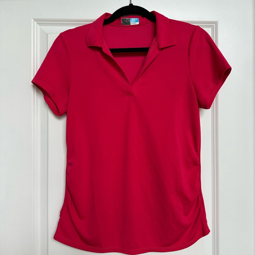 Classic Pink Golf Polo